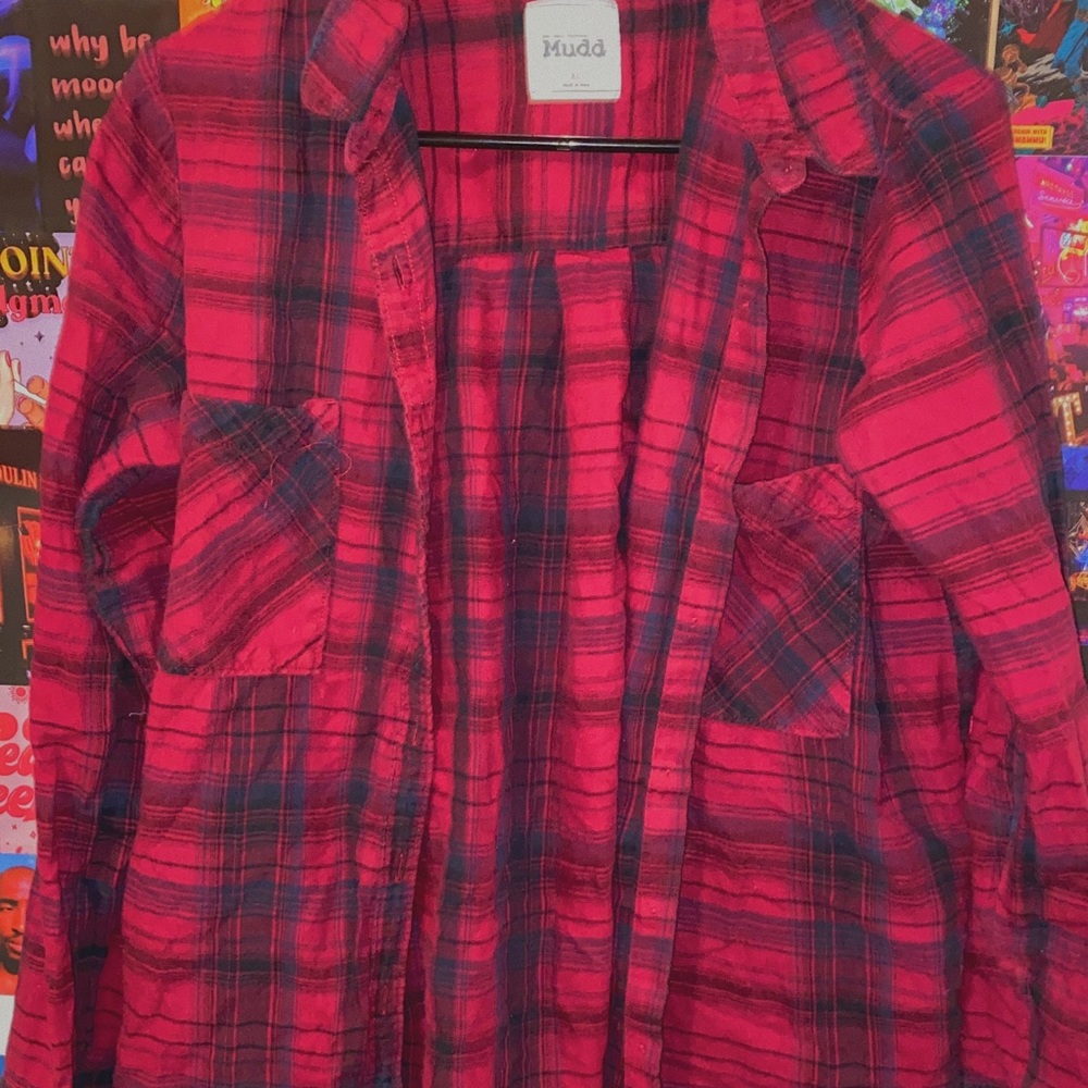 Mud Red Flannel Shirt